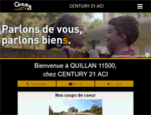 Tablet Screenshot of century21-aci-quillan.com